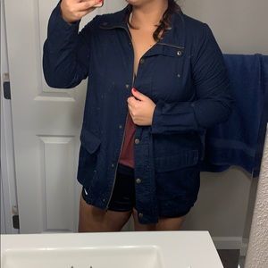 Navy Blue Utility Jacket